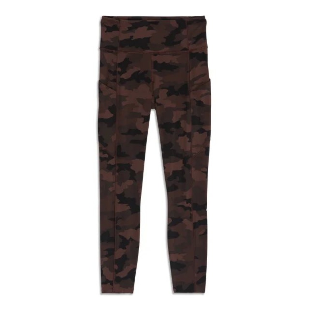 Lululemon Fast‎ and Free High Waist Camo Print Leggings Women's Size 6